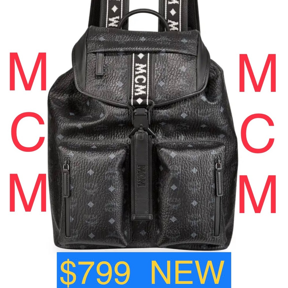 MCM Raymond Two Pocket Backpack   $799  ::   NEW w/ TAGS